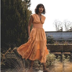 Derek Lam 10 Crosby MIDI Teared Dress